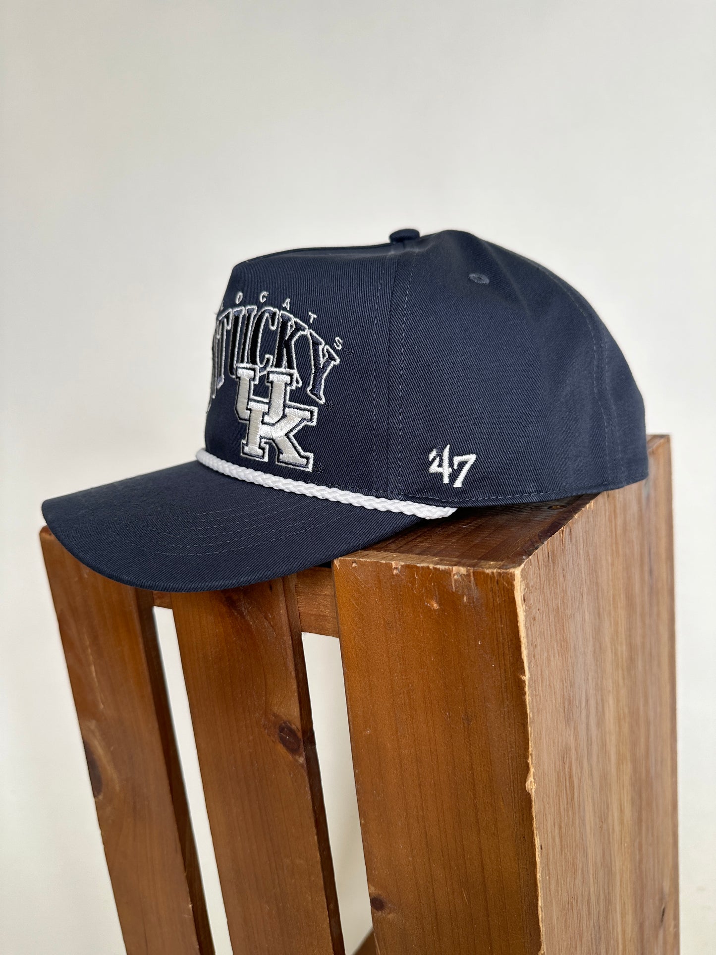 ‘47 Kentucky Wave Logo Hat Vintage Navy