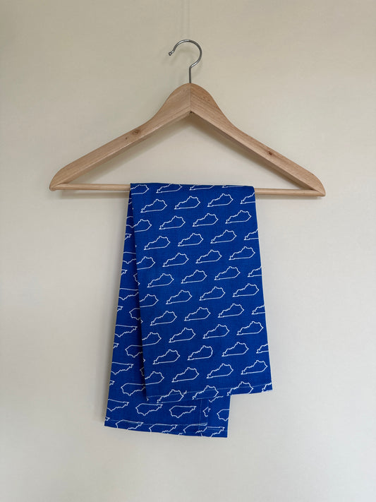 Blue KY Pattern Tea Towel