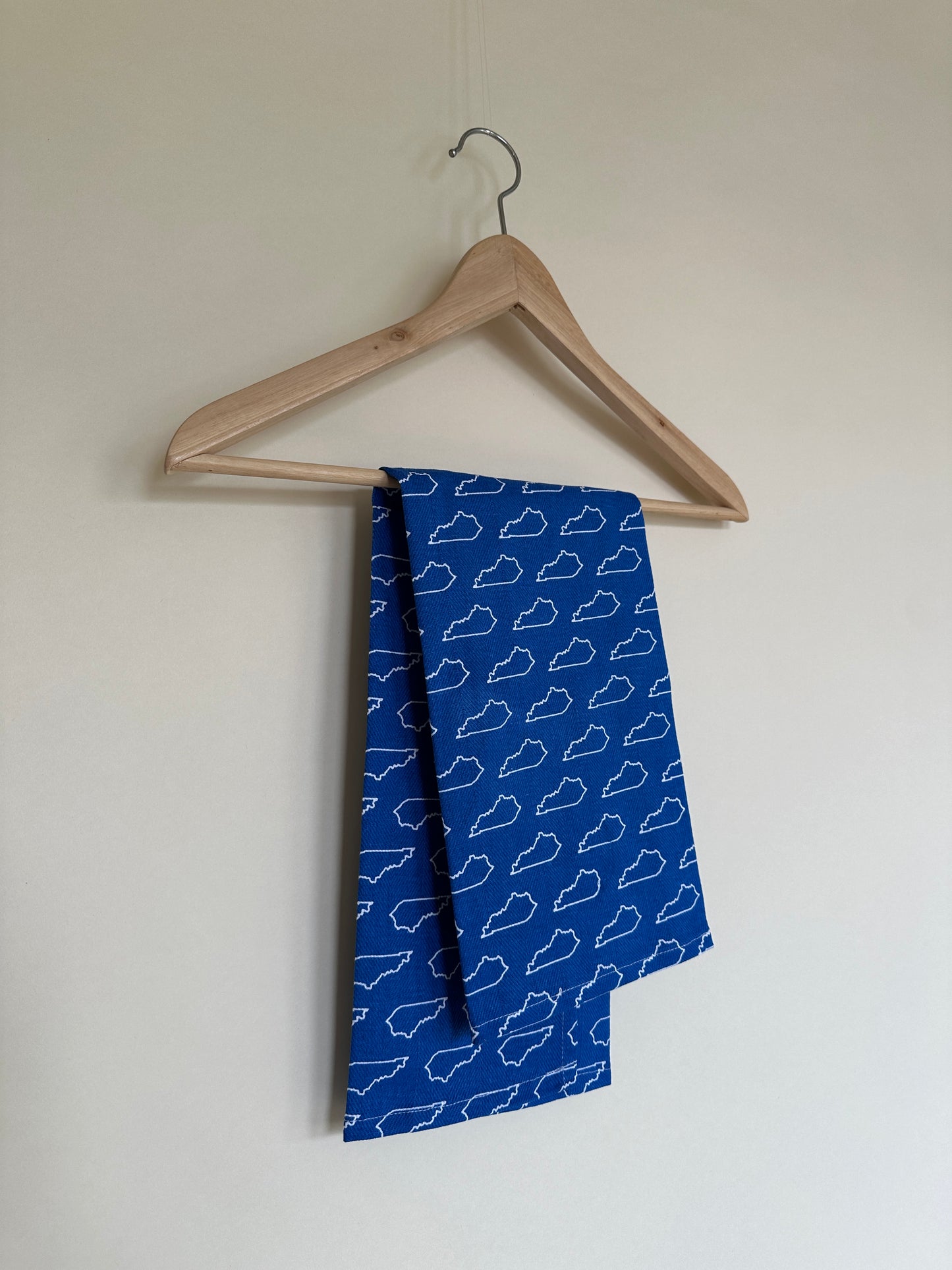 Blue KY Pattern Tea Towel