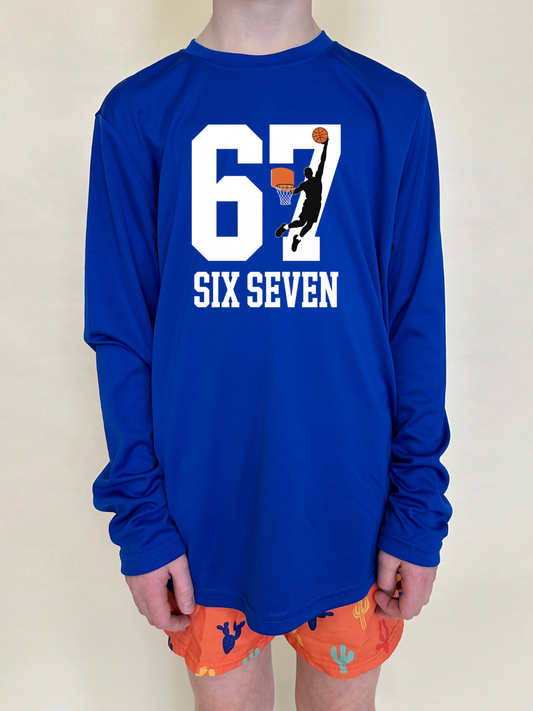 Youth Dry Fit 67 Bball Tee LS