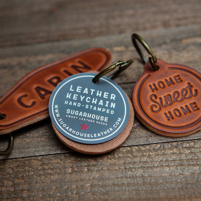 Kentucky Leather Keychain